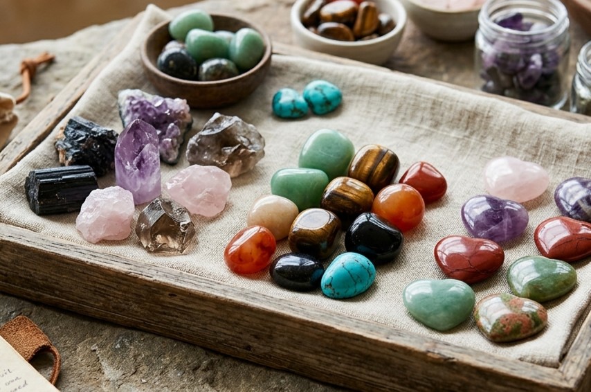 Vente de pierres semi-précieuses et minéraux naturels à Lyon